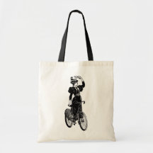 Vintage Bicyclist Bag