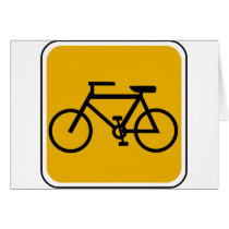 Vintage Bike Road Sign
