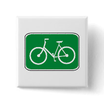 Vintage Bike Sign Pinback Buttons