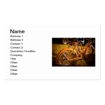 Vintage Bikes Business Card Template