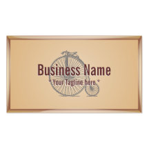 Vintage Bikes Wooden Business Card