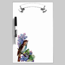 Vintage Bird and Banner dry erase boards