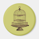 Vintage Bird Cage Magnet