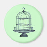 Vintage Bird Cage Magnets