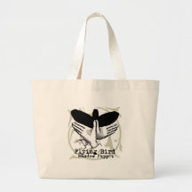 Vintage Bird Hand Puppet Shadow Games Tote Bags