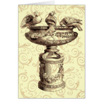 Vintage Birdbath