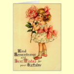Vintage Birthday Card cards