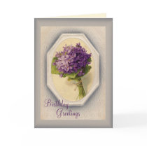 Vintage Birthday Greeting Card