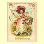 Vintage Birthday Postcard postcards