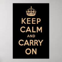 Vintage Black Poster