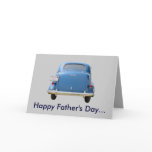 Vintage Blue Chevy Greeting Card