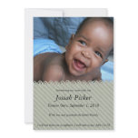 Vintage Blue Grey invitations