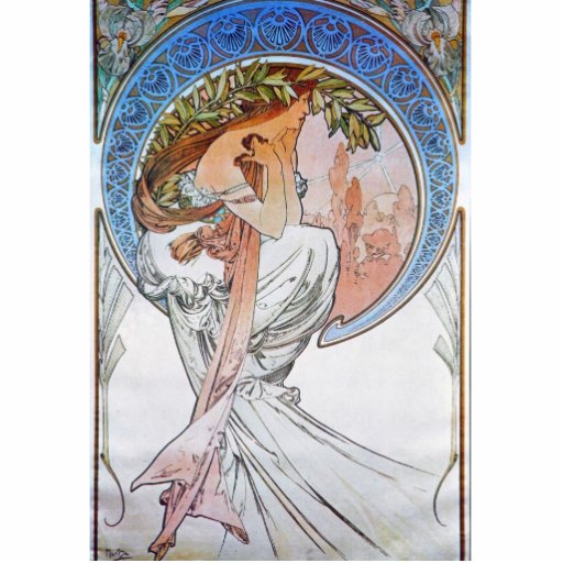 Vintage Blue Moon Goddess Photo Cutouts