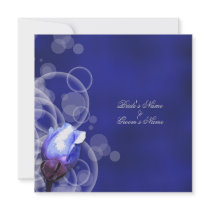 vintage blue rose antique fantasy wedding