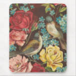Vintage Bluebirds mousepads