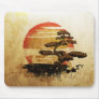 Vintage Bonsai Sunset Mousepad