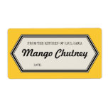 Vintage Border Home Canning Jar Label Template
