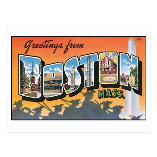 Vintage Boston, MA Postcard