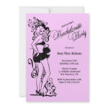 Vintage Boudoir Bachelorette Party Invitation