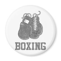 Vintage Boxing Magnet