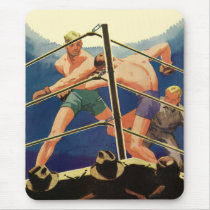 Vintage Boxing Mouse Mat