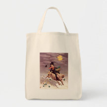 Vintage Boy on Pig Bag