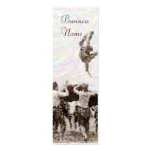 Vintage Boy Scouts Toss Bookmark Business Cards