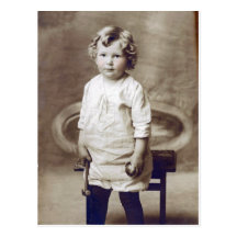 Vintage Boy with Hammer Postcards