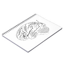 Vintage Brain Notebooks