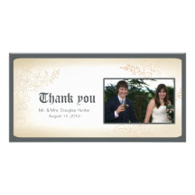 Vintage Branch - Wedding thank you cards. Photo Cards