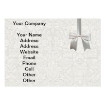 Vintage Bridal Brides Antique White Wedding Business Cards