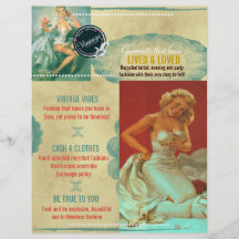 Vintage Bridal Fashions - Flyer
