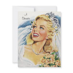 Vintage Bridal Shower Announcement Invitation