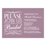 Vintage Bridal Shower Custom Invitation