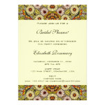 Vintage Bridal Shower, Garden Flowers Butterflies Announcement