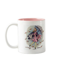 Vintage Bridal Shower Guest Mugs