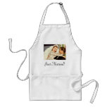 Vintage Bride and Groom; Happy Newlyweds Apron
