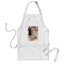 Vintage Bride and Groom; Wedding Ceremony Aprons