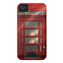Vintage British Red Telephone Box