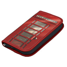 Vintage British Red Telephone Box Folio Planner