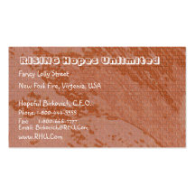 Vintage Brown Bricks  : Nature Wonders Business Card Templates