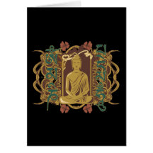 Vintage Buddha Mantra Cards