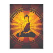 Vintage Buddha Print Post Cards
