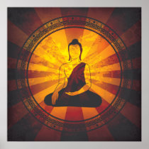 Vintage Buddha Print
