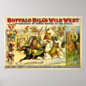 VINTAGE Buffalo Bill POSTER (repro) posters