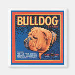 Vintage Bulldog Brand Crate Label Fridge Magnets