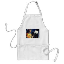 Vintage Business, Admin Secretary Typing a Letter Apron