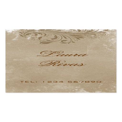 Vintage Business Card