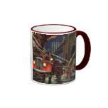Vintage Business, Firemen Firefighters Fire Trucks Coffee Mug