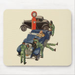 Vintage Business, Joe's Full Service Gas Station Mouse Pad